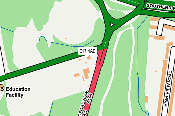 E17 4AE map - OS OpenMap – Local (Ordnance Survey) E17 4AE map - OS OpenMap – Local (Ordnance Survey)
