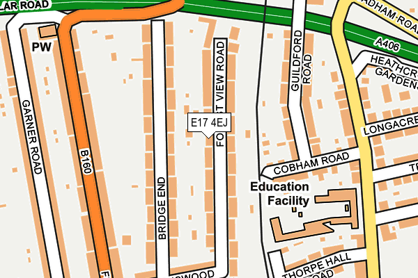 E17 4EJ map - OS OpenMap – Local (Ordnance Survey) E17 4EJ map - OS OpenMap – Local (Ordnance Survey)