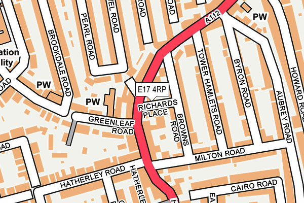 E17 4RP map - OS OpenMap – Local (Ordnance Survey) E17 4RP map - OS OpenMap – Local (Ordnance Survey)