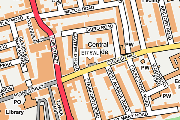 E17 5WL map - OS OpenMap – Local (Ordnance Survey) E17 5WL map - OS OpenMap – Local (Ordnance Survey)