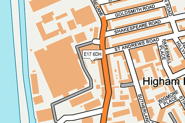 E17 6DH map - OS OpenMap – Local (Ordnance Survey) E17 6DH map - OS OpenMap – Local (Ordnance Survey)