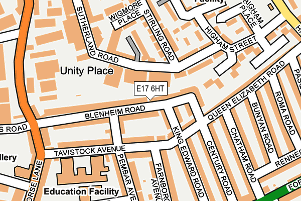 E17 6HT map - OS OpenMap – Local (Ordnance Survey) E17 6HT map - OS OpenMap – Local (Ordnance Survey)