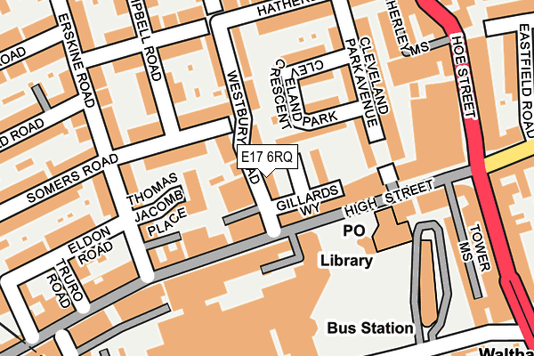 E17 6RQ map - OS OpenMap – Local (Ordnance Survey) E17 6RQ map - OS OpenMap – Local (Ordnance Survey)