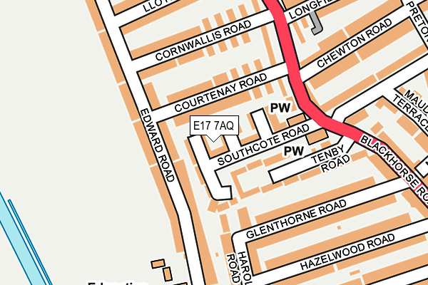 E17 7AQ map - OS OpenMap – Local (Ordnance Survey) E17 7AQ map - OS OpenMap – Local (Ordnance Survey)