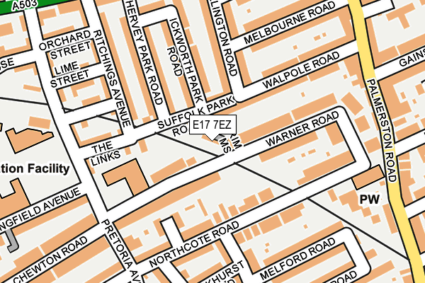 E17 7EZ map - OS OpenMap – Local (Ordnance Survey) E17 7EZ map - OS OpenMap – Local (Ordnance Survey)