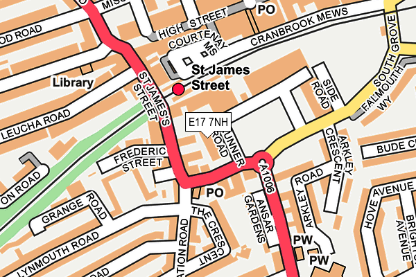 E17 7NH map - OS OpenMap – Local (Ordnance Survey) E17 7NH map - OS OpenMap – Local (Ordnance Survey)