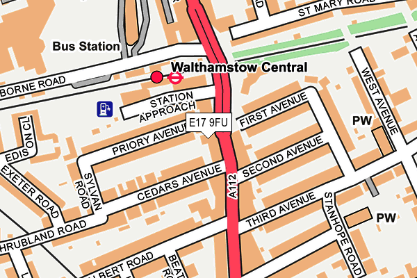 E17 9FU map - OS OpenMap – Local (Ordnance Survey) E17 9FU map - OS OpenMap – Local (Ordnance Survey)