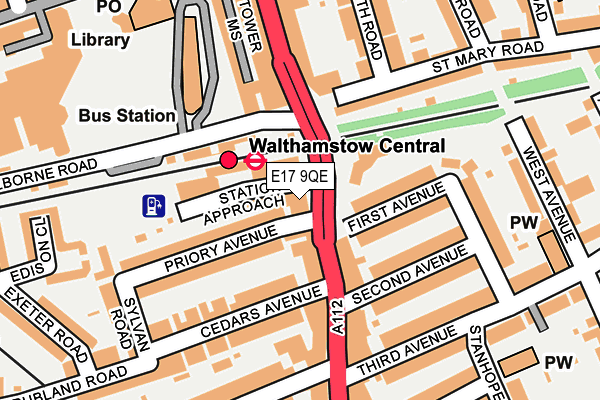 E17 9QE map - OS OpenMap – Local (Ordnance Survey) E17 9QE map - OS OpenMap – Local (Ordnance Survey)