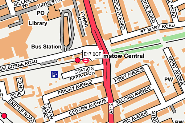 E17 9QF map - OS OpenMap – Local (Ordnance Survey) E17 9QF map - OS OpenMap – Local (Ordnance Survey)