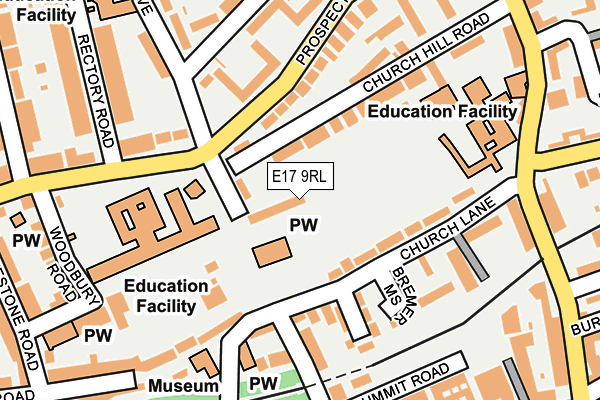 E17 9RL map - OS OpenMap – Local (Ordnance Survey) E17 9RL map - OS OpenMap – Local (Ordnance Survey)