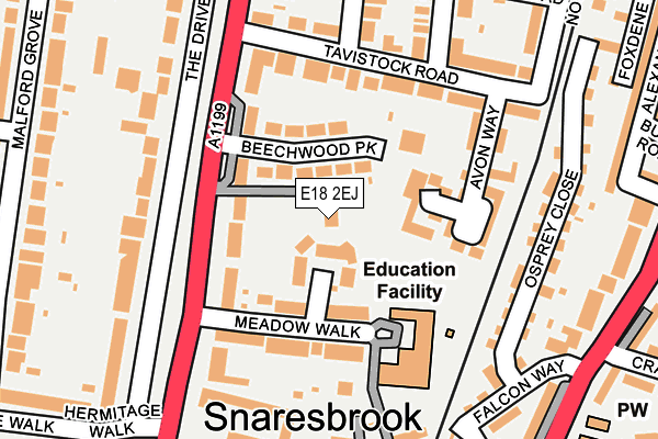 E18 2EJ map - OS OpenMap – Local (Ordnance Survey) E18 2EJ map - OS OpenMap – Local (Ordnance Survey)