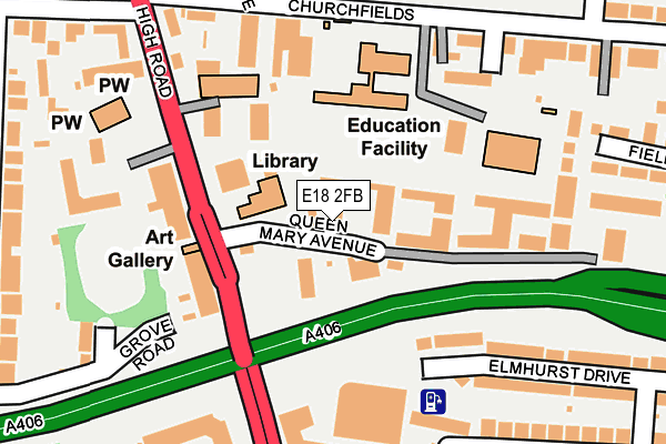 E18 2FB map - OS OpenMap – Local (Ordnance Survey) E18 2FB map - OS OpenMap – Local (Ordnance Survey)