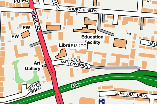 E18 2GG map - OS OpenMap – Local (Ordnance Survey) E18 2GG map - OS OpenMap – Local (Ordnance Survey)