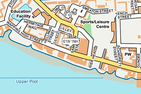 E1W 1NH map - OS OpenMap – Local (Ordnance Survey) E1W 1NH map - OS OpenMap – Local (Ordnance Survey)