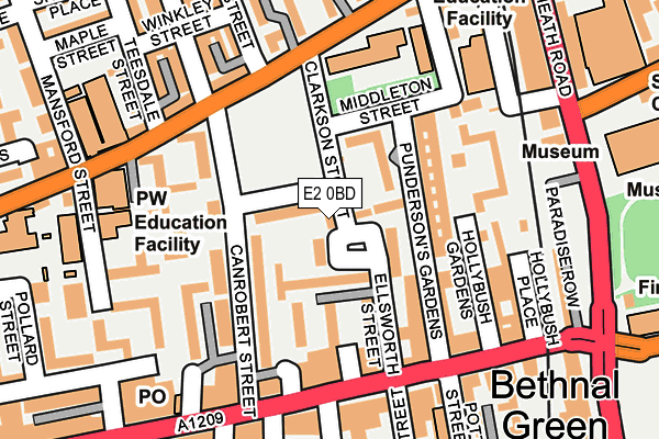 E2 0BD map - OS OpenMap – Local (Ordnance Survey) E2 0BD map - OS OpenMap – Local (Ordnance Survey)