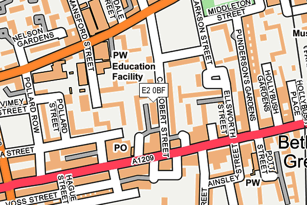 E2 0BF map - OS OpenMap – Local (Ordnance Survey) E2 0BF map - OS OpenMap – Local (Ordnance Survey)