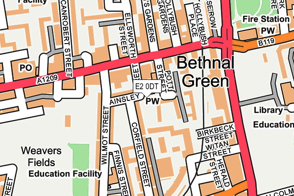 E2 0DT map - OS OpenMap – Local (Ordnance Survey) E2 0DT map - OS OpenMap – Local (Ordnance Survey)