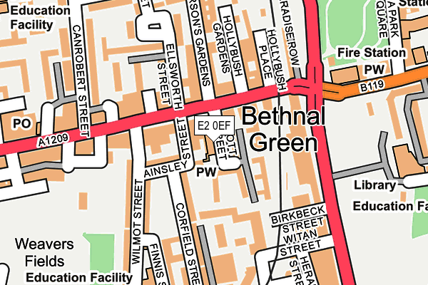 E2 0EF map - OS OpenMap – Local (Ordnance Survey) E2 0EF map - OS OpenMap – Local (Ordnance Survey)