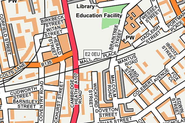 E2 0EU map - OS OpenMap – Local (Ordnance Survey) E2 0EU map - OS OpenMap – Local (Ordnance Survey)