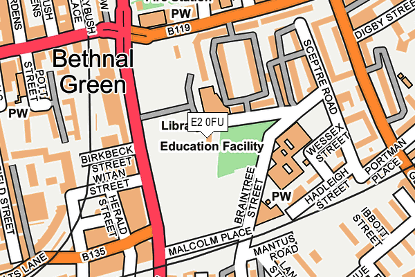 E2 0FU map - OS OpenMap – Local (Ordnance Survey) E2 0FU map - OS OpenMap – Local (Ordnance Survey)