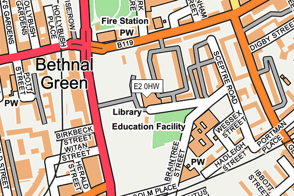 E2 0HW map - OS OpenMap – Local (Ordnance Survey) E2 0HW map - OS OpenMap – Local (Ordnance Survey)