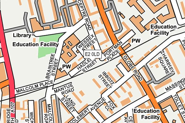 E2 0LD map - OS OpenMap – Local (Ordnance Survey) E2 0LD map - OS OpenMap – Local (Ordnance Survey)