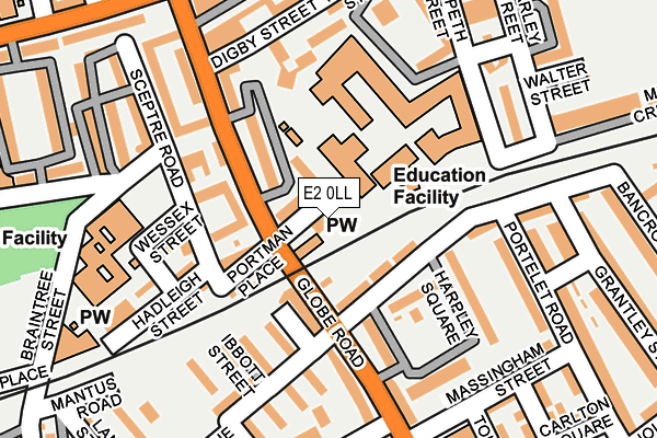 E2 0LL map - OS OpenMap – Local (Ordnance Survey) E2 0LL map - OS OpenMap – Local (Ordnance Survey)