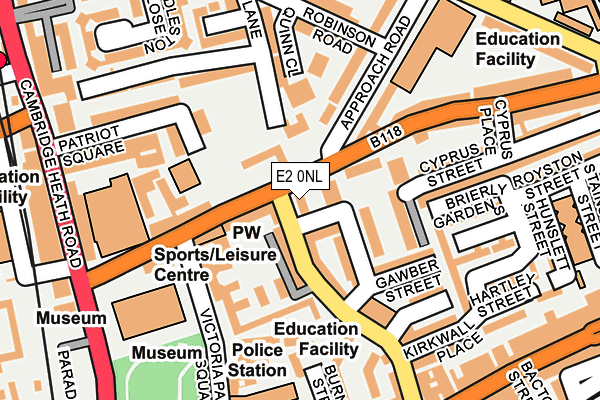 E2 0NL map - OS OpenMap – Local (Ordnance Survey) E2 0NL map - OS OpenMap – Local (Ordnance Survey)