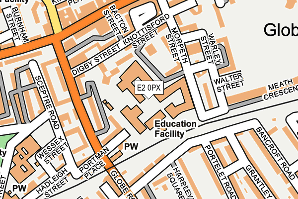 E2 0PX map - OS OpenMap – Local (Ordnance Survey) E2 0PX map - OS OpenMap – Local (Ordnance Survey)