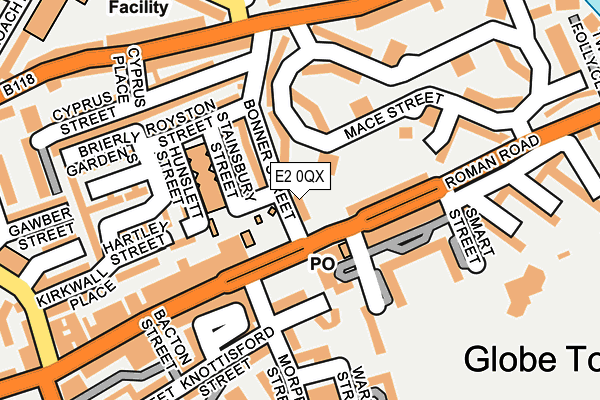 E2 0QX map - OS OpenMap – Local (Ordnance Survey) E2 0QX map - OS OpenMap – Local (Ordnance Survey)