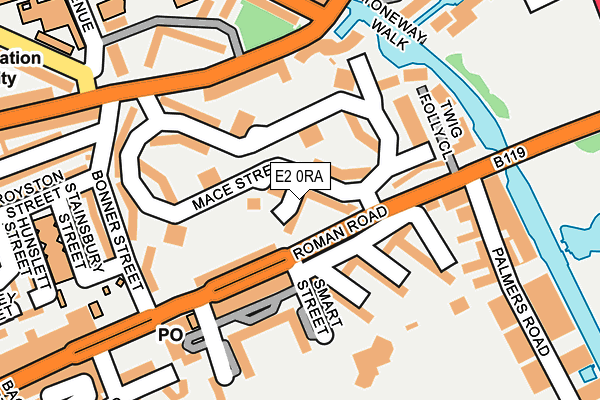 E2 0RA map - OS OpenMap – Local (Ordnance Survey) E2 0RA map - OS OpenMap – Local (Ordnance Survey)