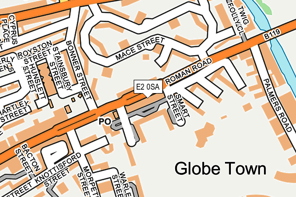 E2 0SA map - OS OpenMap – Local (Ordnance Survey) E2 0SA map - OS OpenMap – Local (Ordnance Survey)