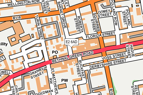 E2 6AD map - OS OpenMap – Local (Ordnance Survey) E2 6AD map - OS OpenMap – Local (Ordnance Survey)