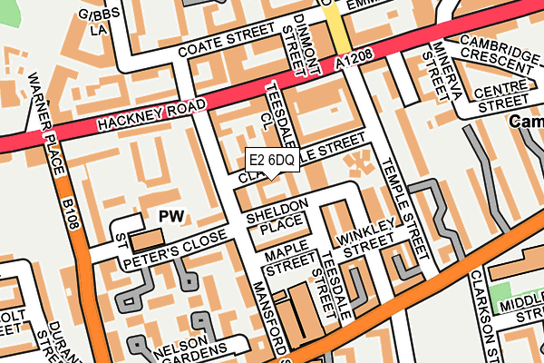 E2 6DQ map - OS OpenMap – Local (Ordnance Survey) E2 6DQ map - OS OpenMap – Local (Ordnance Survey)