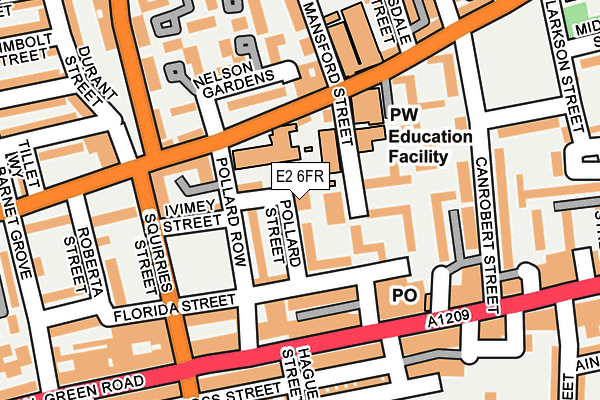 E2 6FR map - OS OpenMap – Local (Ordnance Survey) E2 6FR map - OS OpenMap – Local (Ordnance Survey)