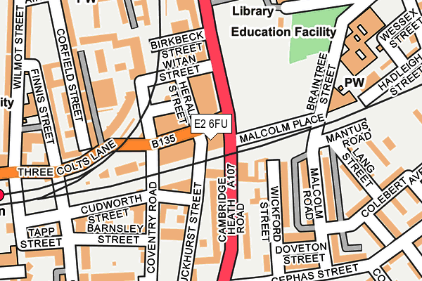 E2 6FU map - OS OpenMap – Local (Ordnance Survey) E2 6FU map - OS OpenMap – Local (Ordnance Survey)