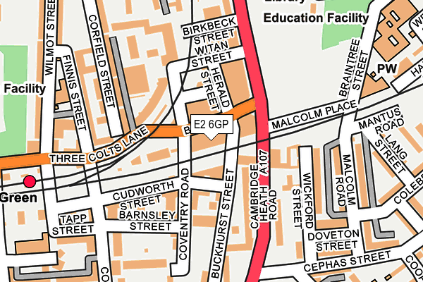 E2 6GP map - OS OpenMap – Local (Ordnance Survey) E2 6GP map - OS OpenMap – Local (Ordnance Survey)