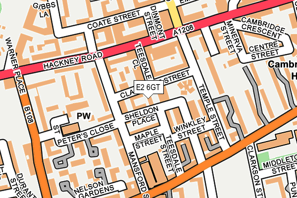 E2 6GT map - OS OpenMap – Local (Ordnance Survey) E2 6GT map - OS OpenMap – Local (Ordnance Survey)