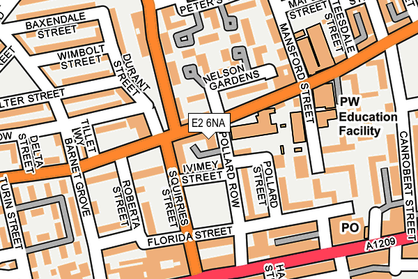 E2 6NA map - OS OpenMap – Local (Ordnance Survey) E2 6NA map - OS OpenMap – Local (Ordnance Survey)