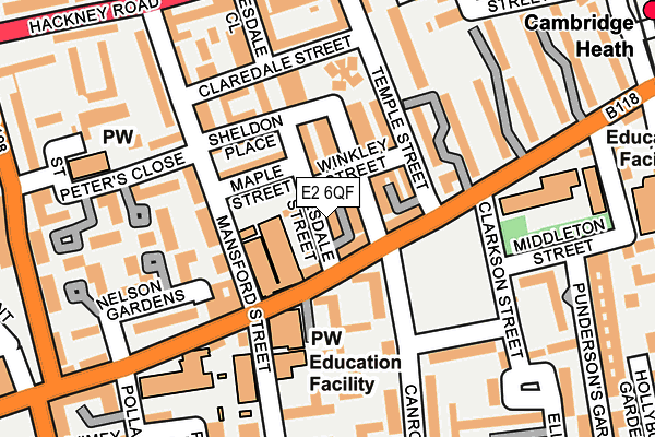 E2 6QF map - OS OpenMap – Local (Ordnance Survey) E2 6QF map - OS OpenMap – Local (Ordnance Survey)