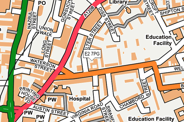 E2 7PG map - OS OpenMap – Local (Ordnance Survey) E2 7PG map - OS OpenMap – Local (Ordnance Survey)
