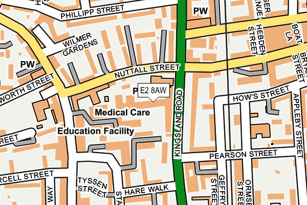 E2 8AW map - OS OpenMap – Local (Ordnance Survey) E2 8AW map - OS OpenMap – Local (Ordnance Survey)