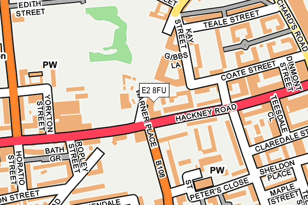 E2 8FU map - OS OpenMap – Local (Ordnance Survey) E2 8FU map - OS OpenMap – Local (Ordnance Survey)