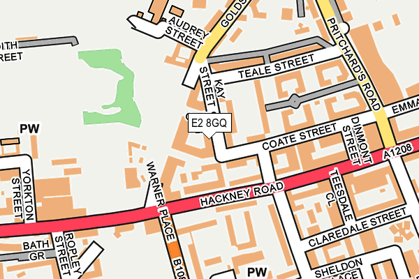 E2 8GQ map - OS OpenMap – Local (Ordnance Survey) E2 8GQ map - OS OpenMap – Local (Ordnance Survey)