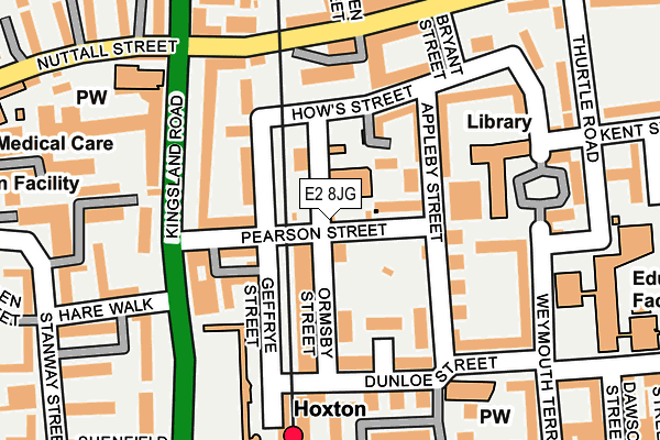 E2 8JG map - OS OpenMap – Local (Ordnance Survey) E2 8JG map - OS OpenMap – Local (Ordnance Survey)