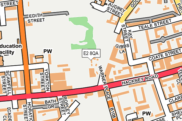 E2 8QA map - OS OpenMap – Local (Ordnance Survey) E2 8QA map - OS OpenMap – Local (Ordnance Survey)
