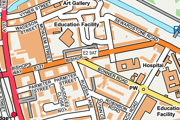E2 9AT map - OS OpenMap – Local (Ordnance Survey) E2 9AT map - OS OpenMap – Local (Ordnance Survey)