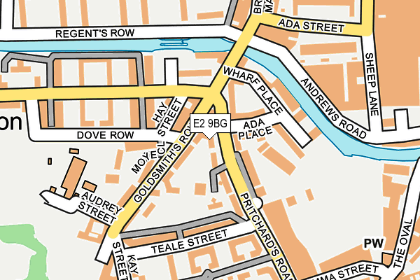 E2 9BG map - OS OpenMap – Local (Ordnance Survey) E2 9BG map - OS OpenMap – Local (Ordnance Survey)