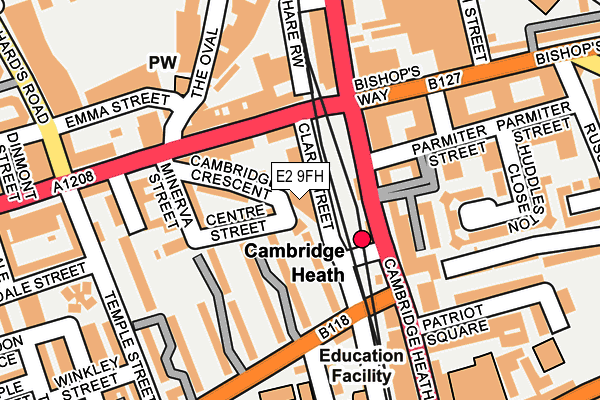 E2 9FH map - OS OpenMap – Local (Ordnance Survey) E2 9FH map - OS OpenMap – Local (Ordnance Survey)