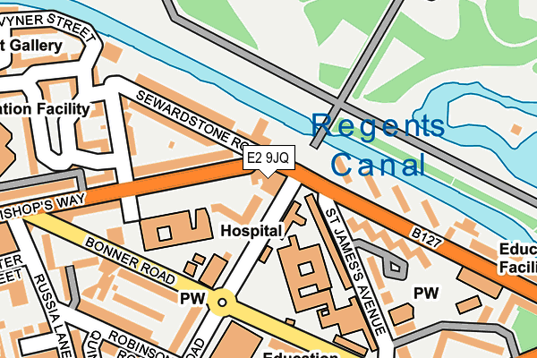 E2 9JQ map - OS OpenMap – Local (Ordnance Survey) E2 9JQ map - OS OpenMap – Local (Ordnance Survey)
